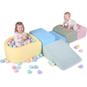 Infans 5-Piece Foam Climbing Blocks and Ball Pit Set