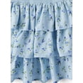 thumbnail image 3 of The Children's Place Girls Long Sleeve Floral Tiered Drop Waist Dress, Sizes XS-XXL, 3 of 4