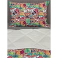 thumbnail image 3 of Hipster Comforter & Sham Bedding Set, Funky Pattern with Various Hipster Elements Urban Subculture Clothes Accessories, 3 pcs Duvet Set Microfiber Filling Quilt, 5 Sizes, Multicolor, by Ambesonne, 3 of 4