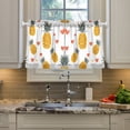 thumbnail image 5 of Pineapple Love Tier Curtains Tier Kitchen Living Room Bedroom Balcony 2 Panels 27x36 Inch, 5 of 8