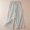 White, variant on FUNUONY Lightweight Wide Leg Cropped Pants for Women High Waisted Loose Casual Lounge Travel Work Sweatpants Summer Retro Cotton and Linen Striped Loose Straight Leg Cropped Pants Beige L