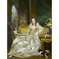 thumbnail image 2 of Alexander Roslin 19x24 Gold Ornate Framed and Double Matted Museum Art Print Titled - The Comtesse D’Egmont Pignatelli in Spanish Costume (1763), 2 of 4