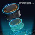 thumbnail image 3 of PZEM-019W-100A LCD Round DC Digital Power Meter Wattmeter 0-100A 30KW Car Power Gauge, 3 of 4