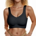 thumbnail image 2 of Timegard Womens Seamless Bras Back Smoothing Wirefree Full Support Comfortable Daily Sleep Bralette, 2 of 6