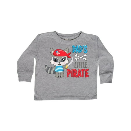 

Inktastic Dad s Little Pirate Cute Raccoon with Sword Gift Toddler Boy or Toddler Girl Long Sleeve T-Shirt