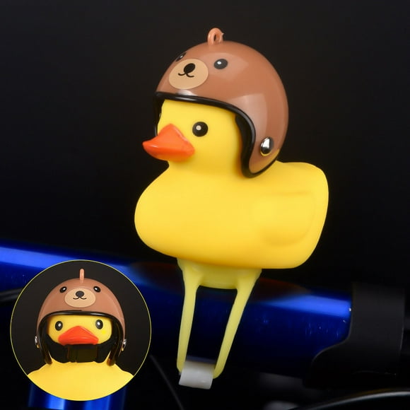 Wind breaking Duck Road Bicycle Bell Little Duck Yellow Duck Helmet Children Riding with Helmet Horn Light