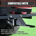 thumbnail image 5 of Golf Cart Trailer Hitch, Trailer Hitch, Golf Cart Hitch with 2 Inch Receiver Fit for Backseat FootrestClub Car, EZGO, Yamaha, 5 of 7