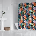 thumbnail image 2 of Pioneer Flower Floral Print Pattern Shower Curtain 72"x72" ,Bathroom Decorative Shower Curtains Set with 12 Hooks,Modern Waterproof Washable Shower Curtain, 2 of 6