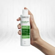Vichy Dercos Anti-Dandruff Sensitive Scalp Treatment Shampoo with Piroctone Olamine, Bisabolol, 200 ml