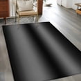 Black Grey Ombre 2.7'x5' Rug for Office Desk Chair Area Small Bedroom ...