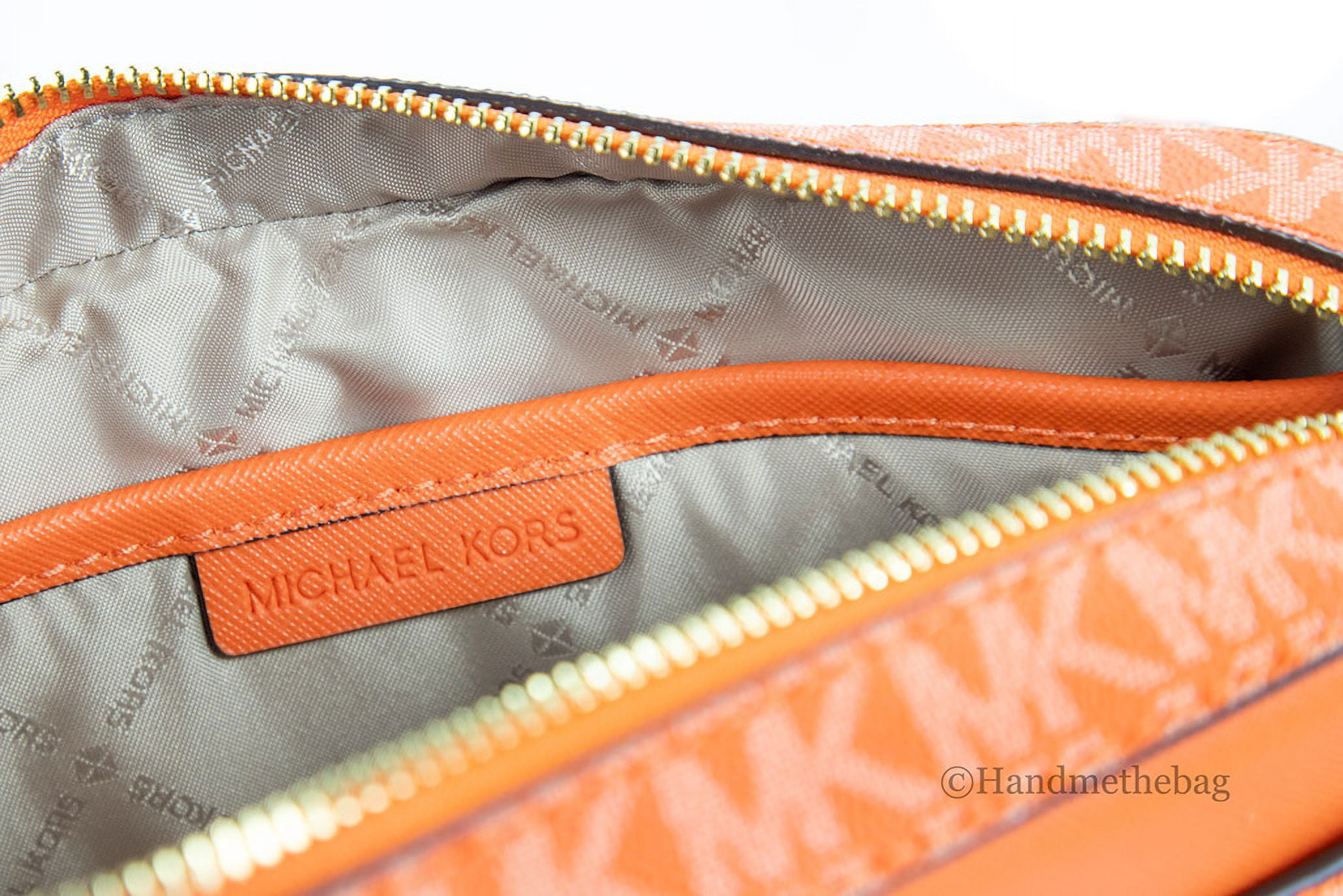 Michael Kors Open Box - Michael Kors Jet Set Large Saffiano Leather  Crossbody- Powder Blue 32T8TF5C4L-424 - Handbags, Jet Set - Jomashop