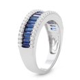 thumbnail image 2 of Sterling silver cr sapphire band, 2 of 2