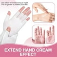 thumbnail image 7 of Duslogis 12 Pairs Black Fingerless Moisturizer Gloves, Cotton Gloves for Dry Hands Sleeping, Fingerless Touchscreen Design, Reusable, for Women Sleeping (Black), 7 of 7