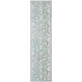 thumbnail image 2 of SAFAVIEH Valencia Gemma Abstract Polyester Runner Rug, Steel Blue, 2'3" x 8', 2 of 7