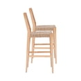 thumbnail image 3 of Holden 29" Bar Stools, Set of 2, Natural with Handwoven Seagrass Seat, 3 of 11