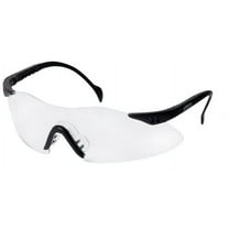 Pyramex Intrepid Safety Glasses - Clear Lens with Black Frame (4 Count) MS-97260