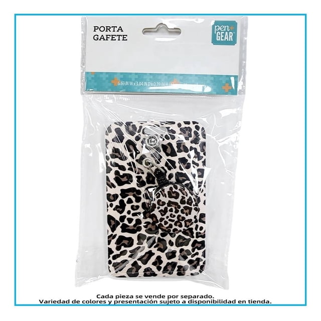 Porta gafete Pen + Gear Animal Print Retráctil