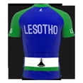 thumbnail image 2 of Lesotho Full Zipper Bike Short Sleeve Cycling Jersey  for Men - Size 3XL, 2 of 4
