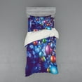 thumbnail image 1 of Ambesonne Christmas Bedding Set 3 Pcs, Happy New Year Party, Twin, Multicolor, 1 of 3