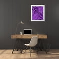 thumbnail image 3 of Pearson, Wayne 15x17 White Modern Wood Framed Museum Art Print Titled - Purple Maze, 3 of 4