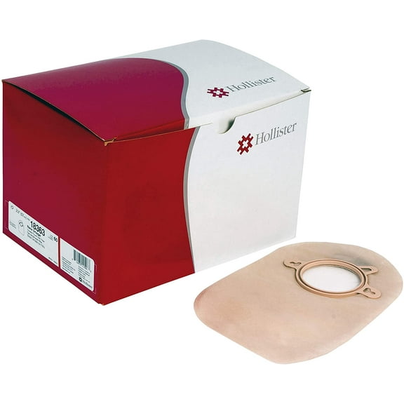 Hollister Filtered Ostomy Pouch New Image Two-Piece System 9 Inch Length Closed End 18363- Box of 60