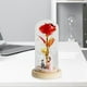 thumbnail image 5 of flores artificiales - Cúpulas de , con , roja Cubierta de brillante , Yotijar rosa eterna, 5 of 9