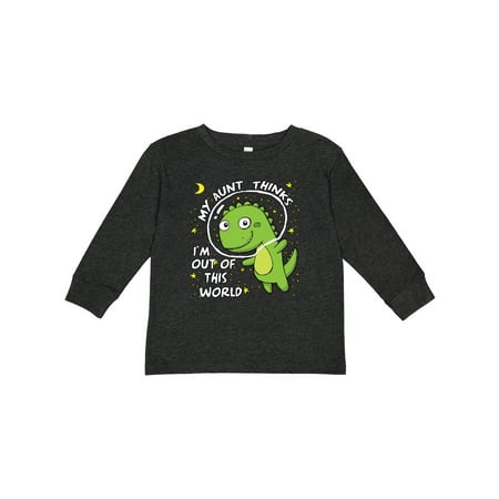

Inktastic My Aunt Dinosaur Gift Toddler Boy or Toddler Girl Long Sleeve T-Shirt