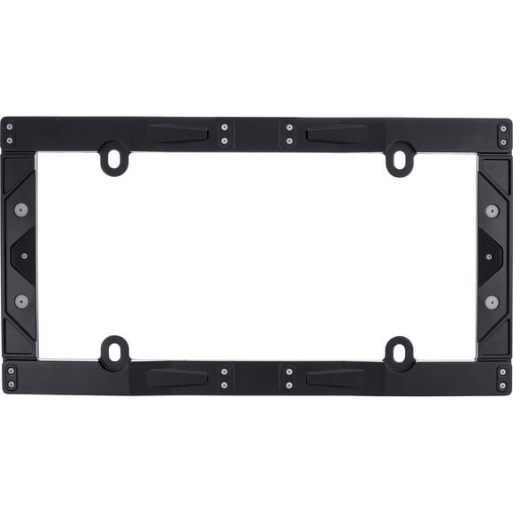 Cruiser Accessories Industrial, Black License Plate Frame
