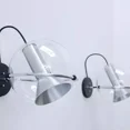 thumbnail image 3 of MH OVERSEAS 1960s Globe Wall Lights, Raak Glass Wall Sconce Lamp Set of Two, Vintage Mid-Century Design, 3 of 9