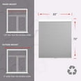 thumbnail image 4 of LUCKUP Cordless Blackout Cellular Shades Room Darkening Honeycomb Shades 22" W x 72" H, 4 of 8