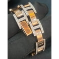thumbnail image 2 of Pave 2.42 Cts Round Natural Diamonds Gents Link Tennis Bracelet In Hallmark 14K Rose Gold, 2 of 13