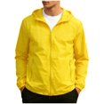 thumbnail image 3 of HAJWOH Mens Windbreaker Jackets Packable Waterproof Zipper Long Sleeve Hiking Hooded Jackets Travel Lightweight Rain Coats, 3 of 5