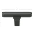 thumbnail image 2 of GlideRite 2-1/4 in. Solid Flat Cabinet T Knob, Matte Black - 4842-T-MB, 1 Pack, 2 of 4