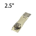 thumbnail image 3 of Eigraketly Cerradura de puerta de armario, pestillo de cajón de seguridad de Metal, armario, cerradura de armario, reemplazo de oficina para Herramientas y ferretería Bronce 2.5 pulgadas, 3 of 6