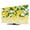 Yellow, variant on Indoor Elastic TV Cover, Lemon Botanical Dust Proof TV Screen Slipcover Protection, Summer Fruit Leaves Blue Floral Stretch Waterproof Monitor Fitted 24" TV Covers for Inside