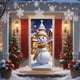thumbnail image 5 of Uuiauoio Christmas Door Cover Decorations Set with Patterns Holiday Party Festival Scene Hanging Cloth for Front Door Indoor Wall Fireplace Mantel Christmas Tree Background Decor, 5 of 6
