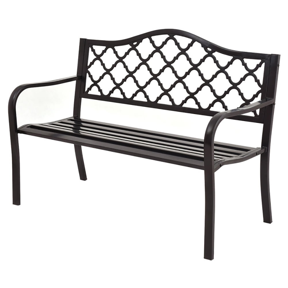 Aimee Lii 50 Inch Patio Garden Bench Loveseats, Outdoor Patio Furniture, Lawn Chairs