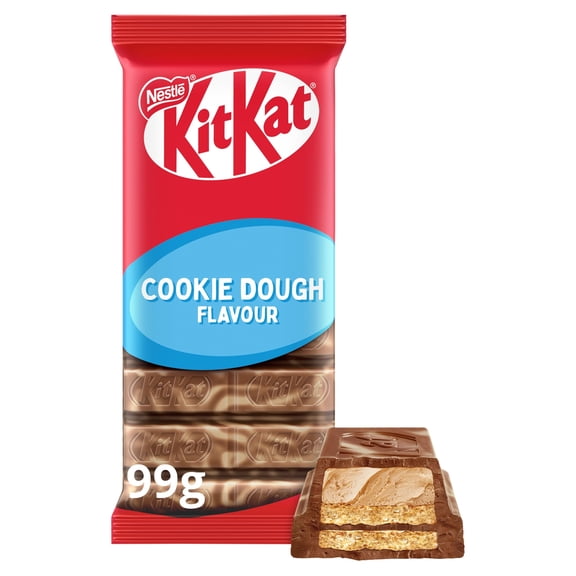 KitKat Cookie Dough Flavour Chocolate Sharing Bar 99g, Imported from Britain