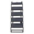 thumbnail image 1 of KFFKFF Dog Stairs for Car, 5 Steps Extra Wide Foldable Dog Ramp for Large Dogs with Non-Slip Rug Surface, Portable Lightweight Pet Ladder, Support up to 200 lbs, 1 of 9