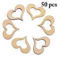 thumbnail image 1 of Coofit 50PCS Table Scatter Decorative Wooden Heart Craft Party Decoration for Wedding, 1 of 8