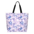 thumbnail image 3 of Fuzoiu Winter With Snowflakes Print Tote Bags for Women,Shoulder Bag, Gym Tote,Top Handle Ladies Shoulder Bags for Work Beach Travel and Shopping Grocery, 3 of 9