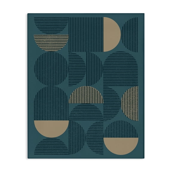 Stupell Industries Southwestern Blue Modern Arch Shapes Canvas Art, 16 x 20, by Vision Studio