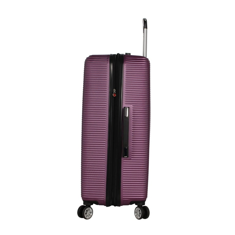 【極美品】NEWYORKER　ネイビー　チェック　XXL　AB8 超特大　現行 Nicole Miller New York Bernice Collection 3 Piece Hardside Luggage