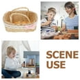 thumbnail image 3 of Raindrops Rectangular Woven Basket 1Pack Dollhouse Accessory, 3 of 8