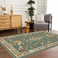 thumbnail image 6 of 5.3'x7.5' carpet mat carpet in living room colorful area rug floral area rug textured area rug, 6 of 7