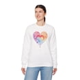 thumbnail image 6 of Rainbow Heart Sweatshirt, Floral Heart Sweatshirt, Floral Love Sweatshirt, Valentine's Day Sweatshirt, Rainbow Heart Floral Sweatshirt 114, 6 of 52