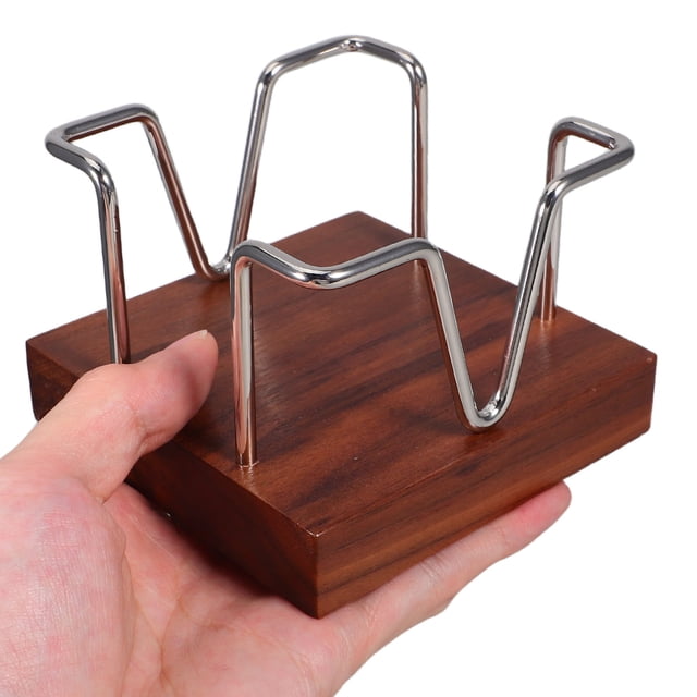 HEANUJJ Fournitures de Classe Porte-Notes Métal Argenté Design Moderne pour Salle d'Étude 1Pcs