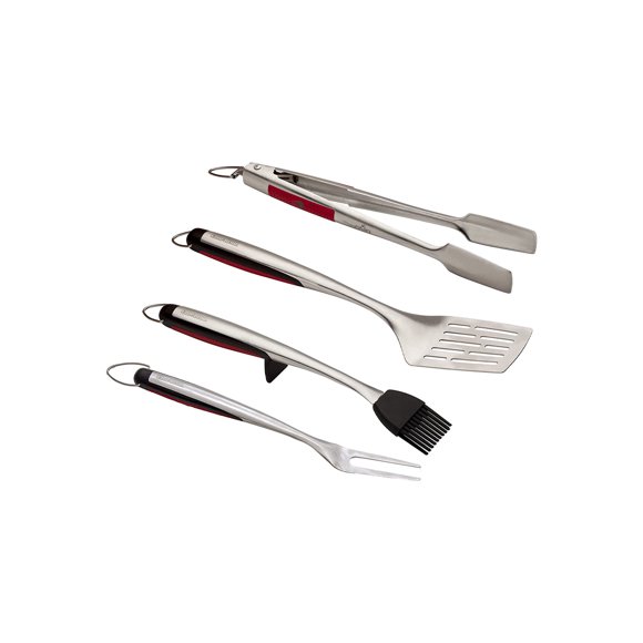 Set 4 Piezas Char-Broil Espátula, Pinzas, Cepillo Y Tenedor Char‑Broil 4867710R04
