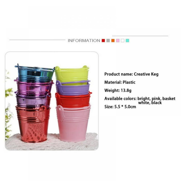 Small plastic buckets with lids deals
