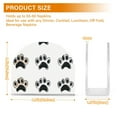 thumbnail image 4 of Yayeee Napkin Holder for Table Set of 2 Kitchen Paper Tissue Organization, Cartoon Cat Paw, 4 of 8